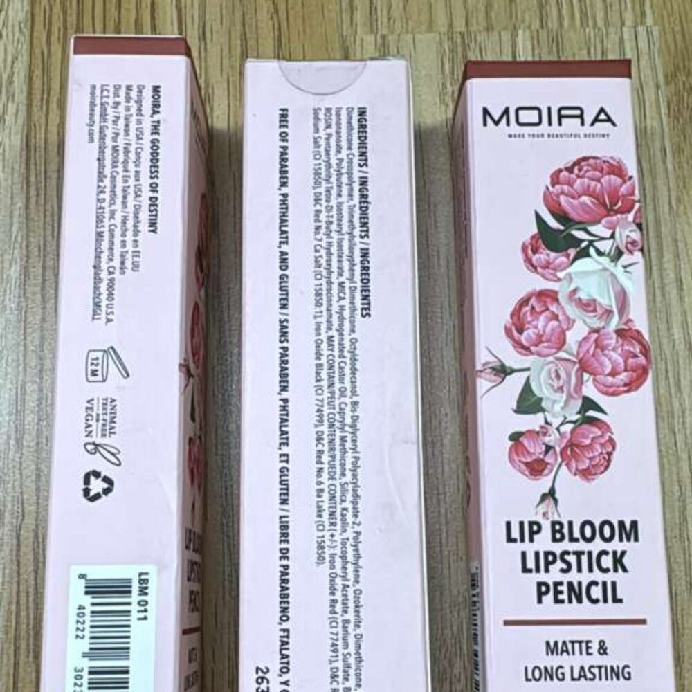 MOIRA Lip Bloom Lipstick Pencil LBM 011 | Matte Finish | Long-Lasting Color